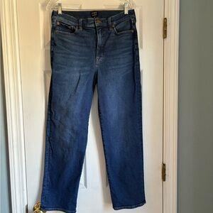 J. Crew Women’s Stovepipe Straight Leg Blue Jeans 29